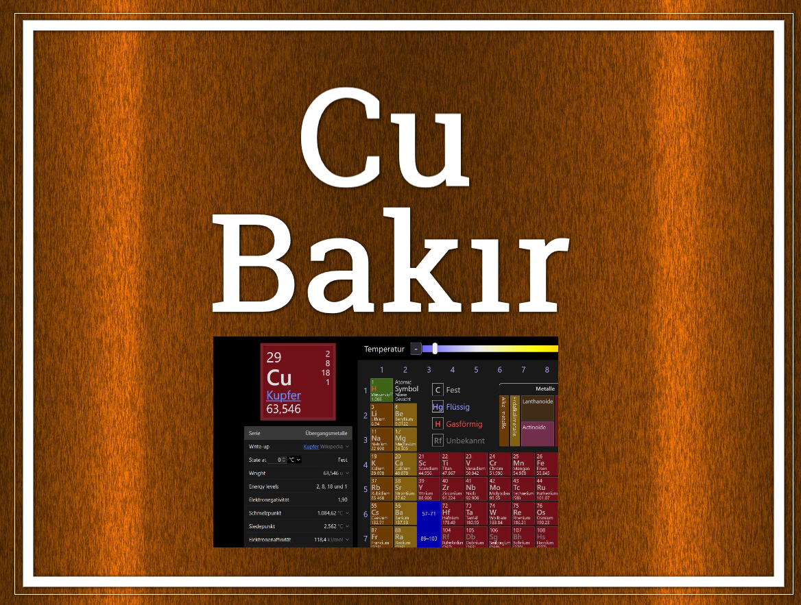 Bakır Elementi Nedir?