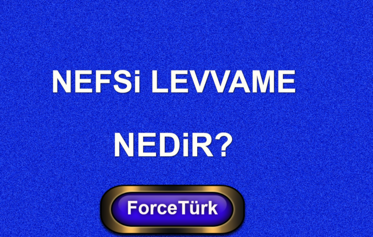 Nefsi Levvame Nedir