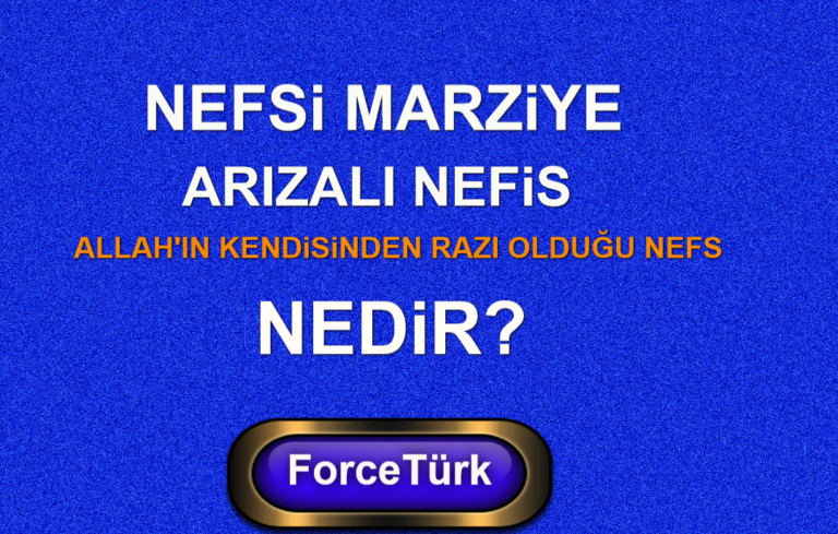Nefsi Marziye Nedir