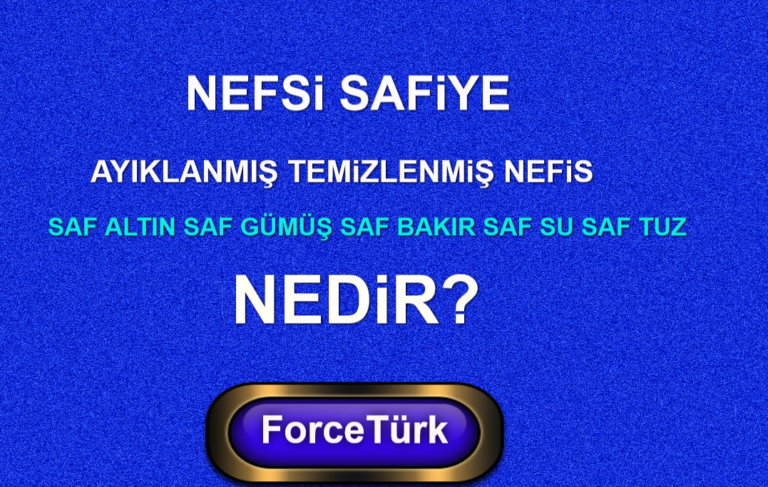 Nefsi Safiye Nedir