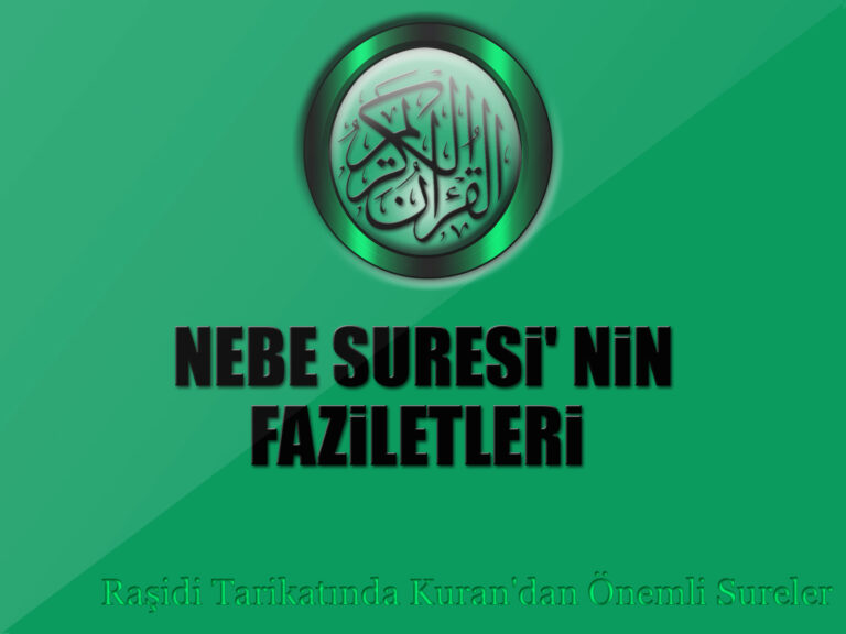Nebe (Amme) Suresinin Faziletleri Nelerdir