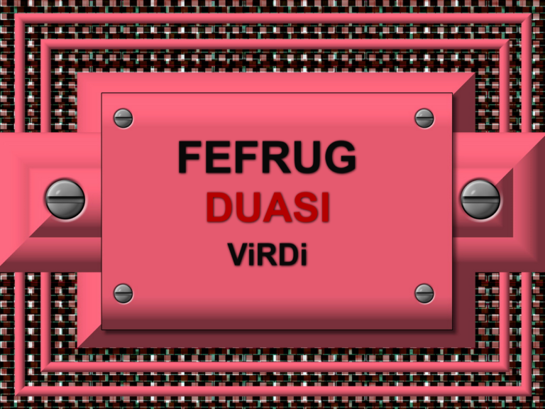Fefrug Duası Virdi (Zikri)