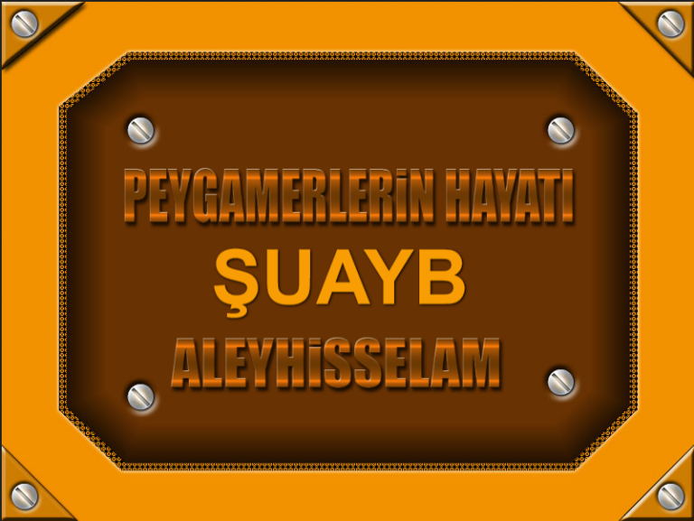Hz Şuayb Aleyhisselam