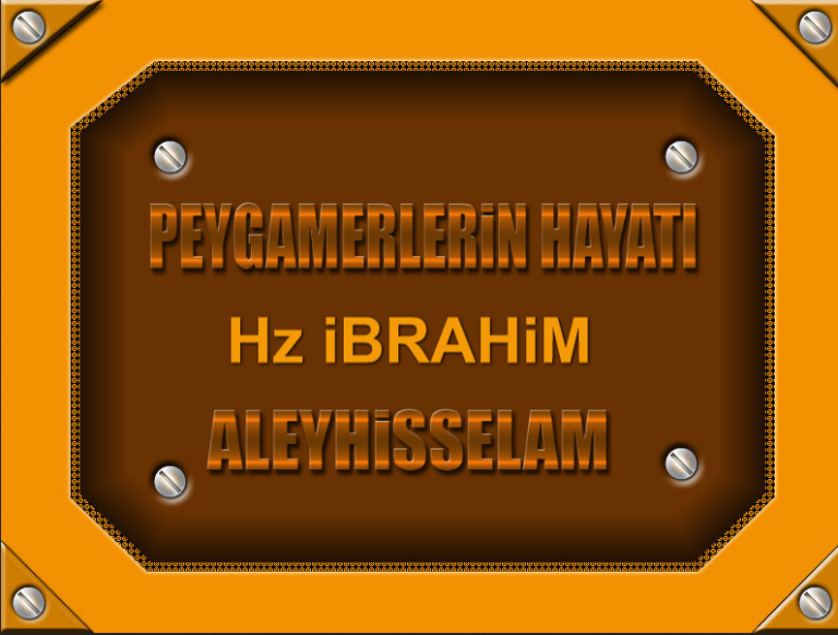 Hz ibrahim Aleyhisselam