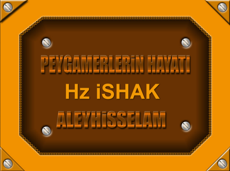 Hz ishak Aleyhisselam