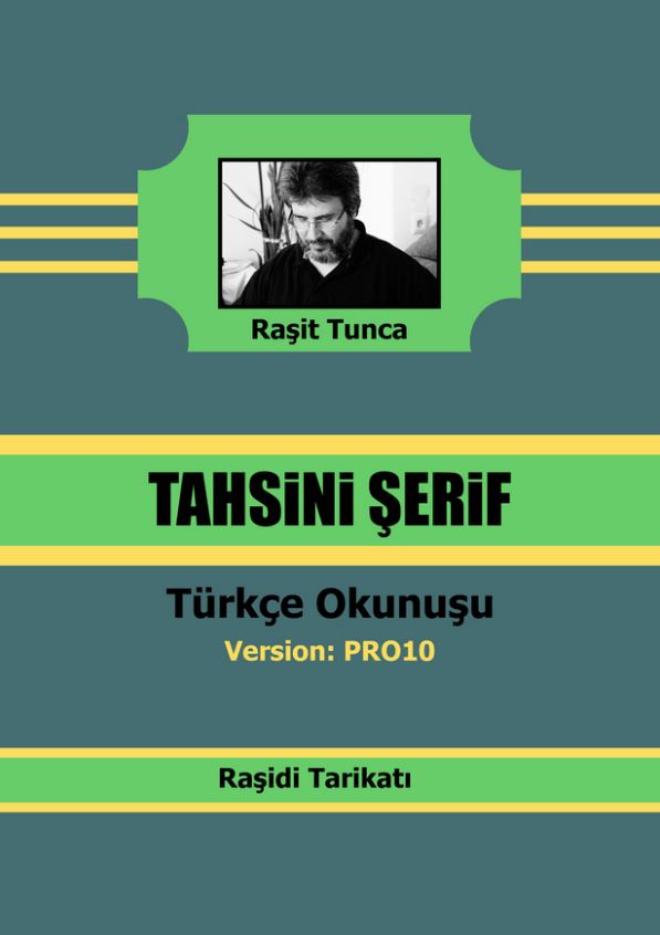 Raşidi Tahsini Şerifi PRO10 Türkçe Okunuşu Kitabını indir Veya Online Oku