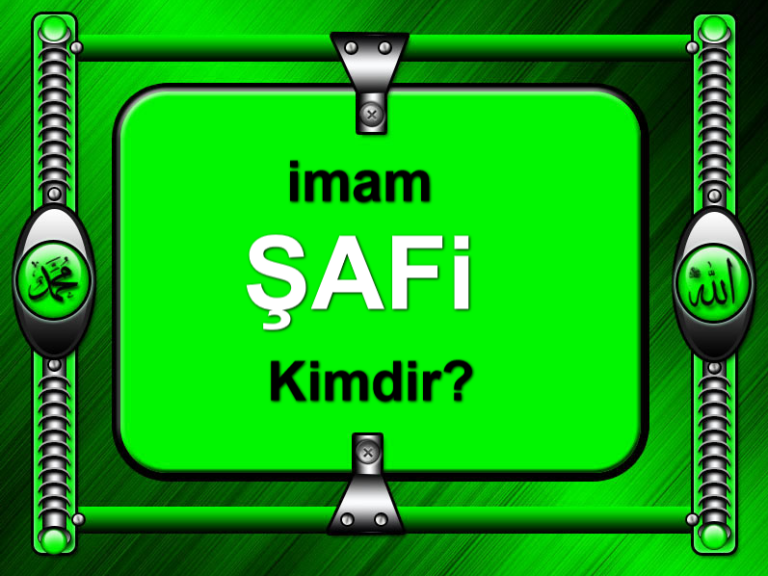 imam Şafi Kimdir