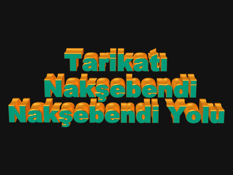 Tarikati Naksibendi - Naksibendi Yolu-4