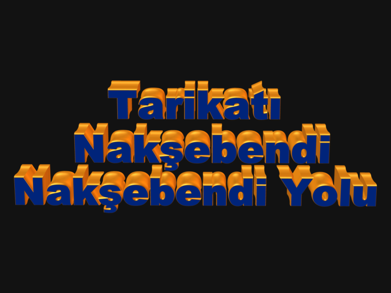 Tarikati Naksibendi - Naksibendi Yolu-5