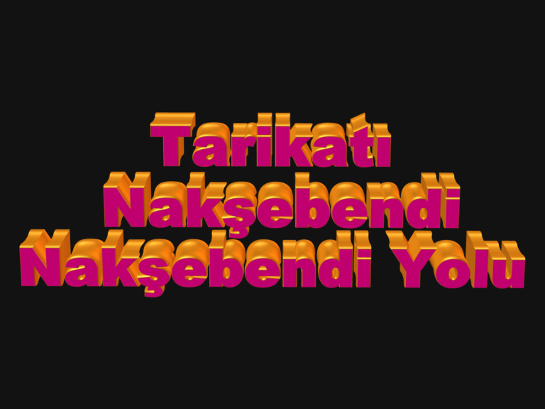 Tarikati Naksibendi - Naksibendi Yolu-7