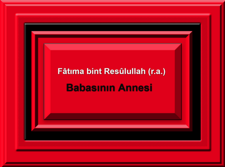 Fâtıma bint Resûlullah