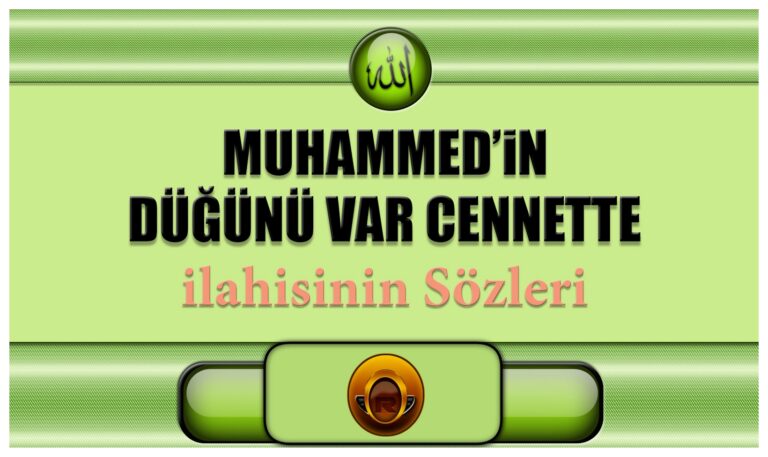 Muhammedin-Dugunu-Var-Cennette-ilahisi-Sozleri