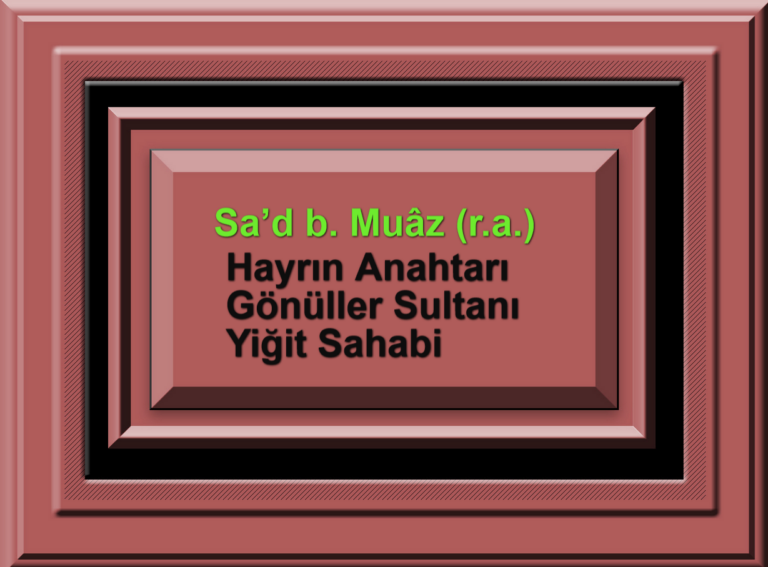 Sa’d b Muâz