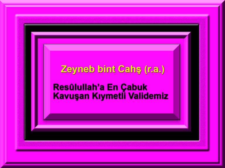Zeyneb bint Cahş