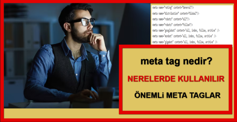 Meta tag nedir nerede kullanilir önemli meta taglar nelerdir V2