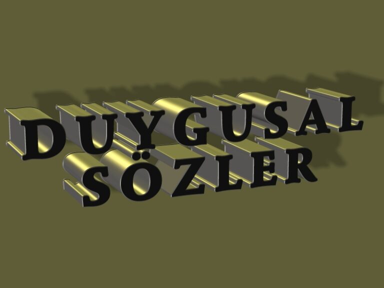 DUYGUSAL SÖZLER