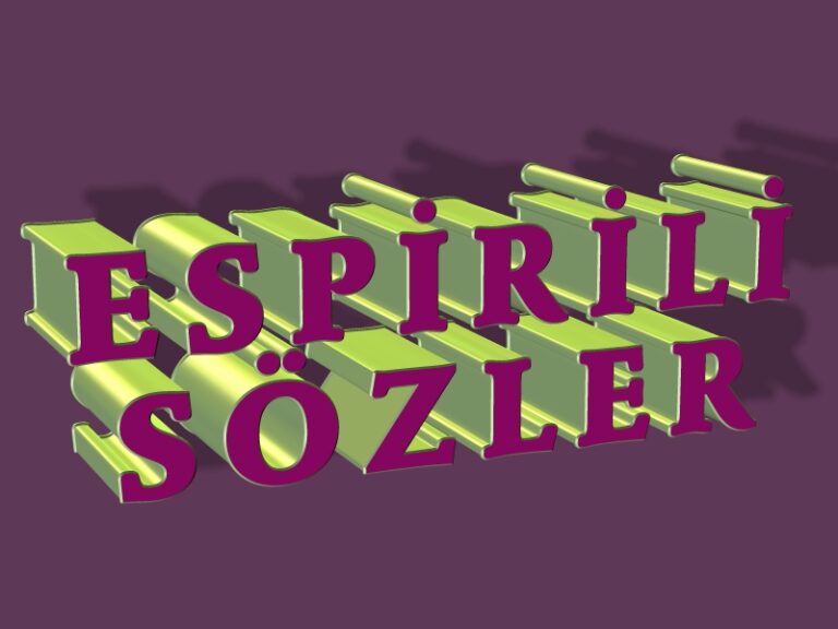 ESPİRİLİ SÖZLER