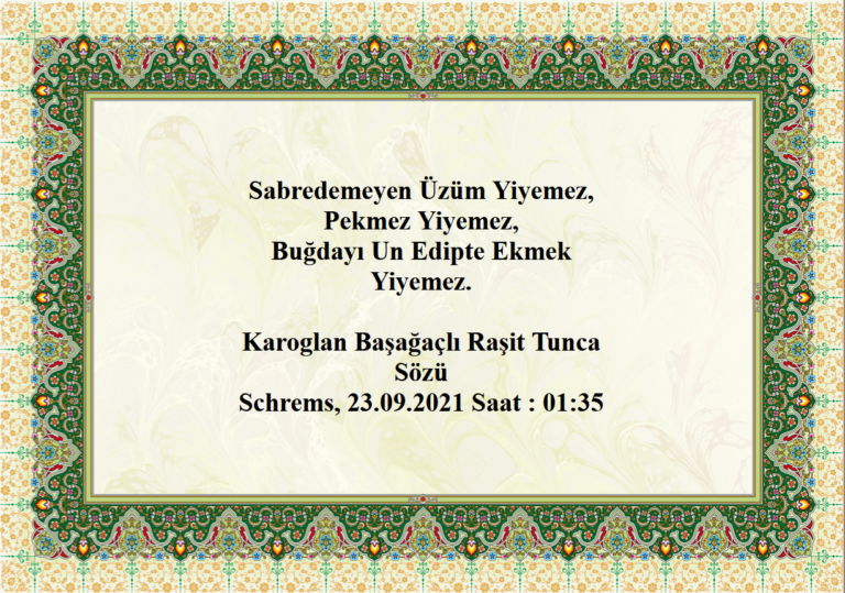 Sabredemeyen-Uzum-Yiyemez-Pekmez-Yiyemez-Bugdayi-Un-Edipte-Ekmek-Yiyemez