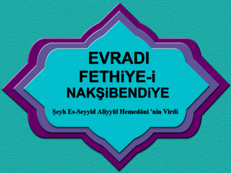 Evradı Fethiye-i Nakşibendiye