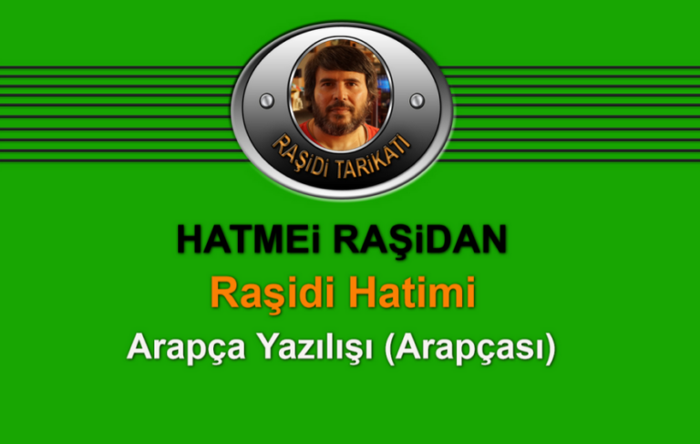 HATMEi RAŞiDAN PRO9 ARAPÇA
