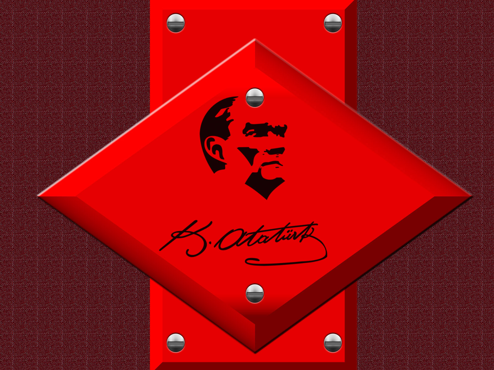 Türkiye Bayrağı ve Atatürk Silueti Resimli Tasarımlar V200720251245