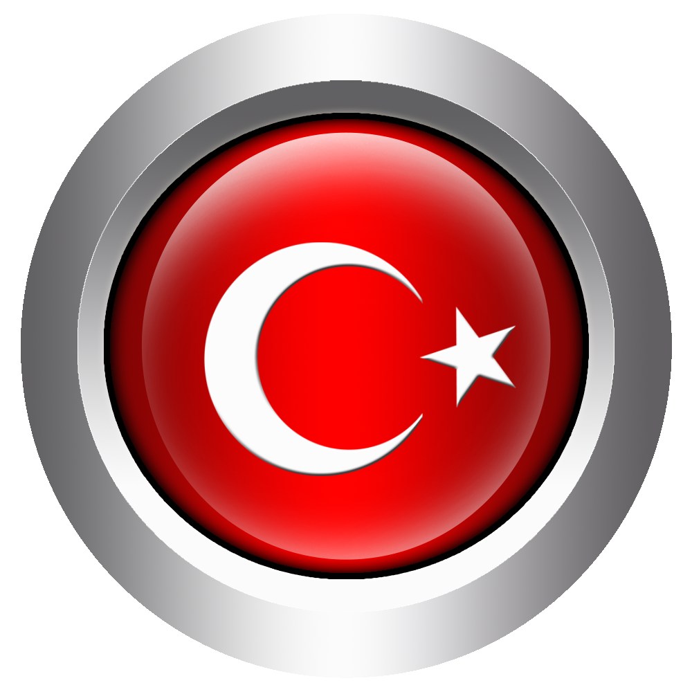 PNG Glossy Türkiye Bayrağı Butonu Resimleri V070920251453