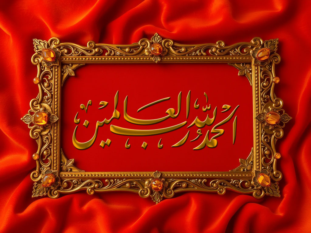 Calligraphy Hat Yazili Dini Resim